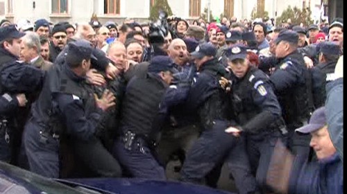 Proteste violente în Portul Constanţa