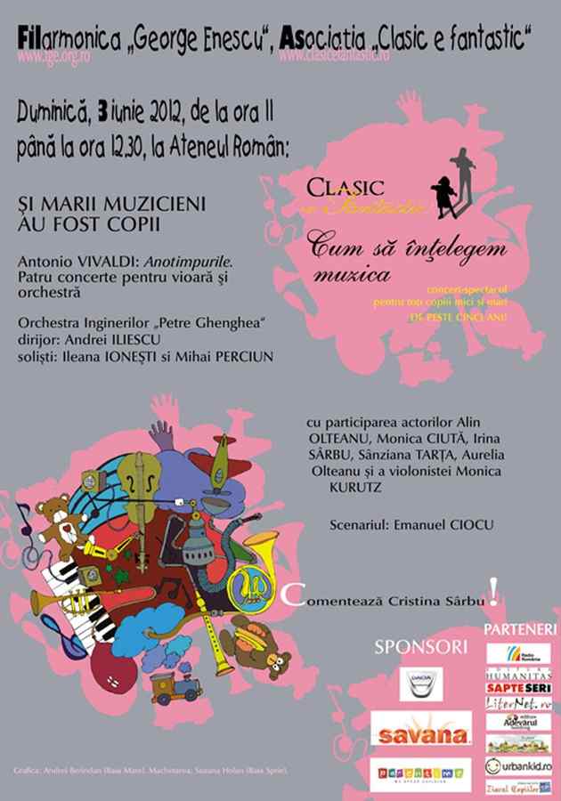 Concerte multicolore de la Vivaldi la Boccherini, de la Ceaikovski la Beethoven