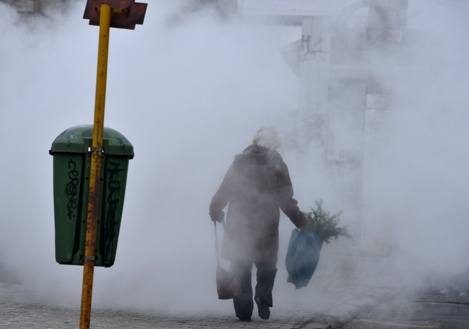 Bucureştiul, învăluit de ceaţă