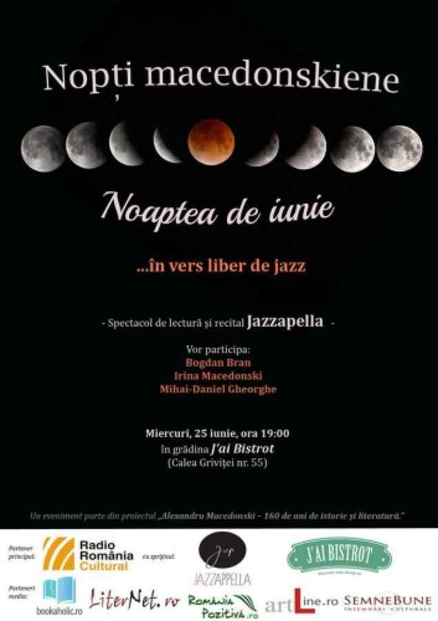 Noaptea de iunie în vers liber de jazz