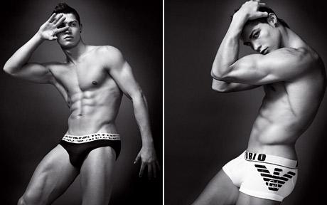 Cristiano Ronaldo este noua imagine Armani