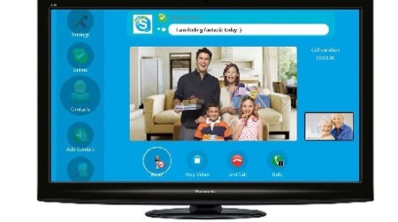 Skype va fi disponibil pe televizoarele HDTV Panasonic VIERA