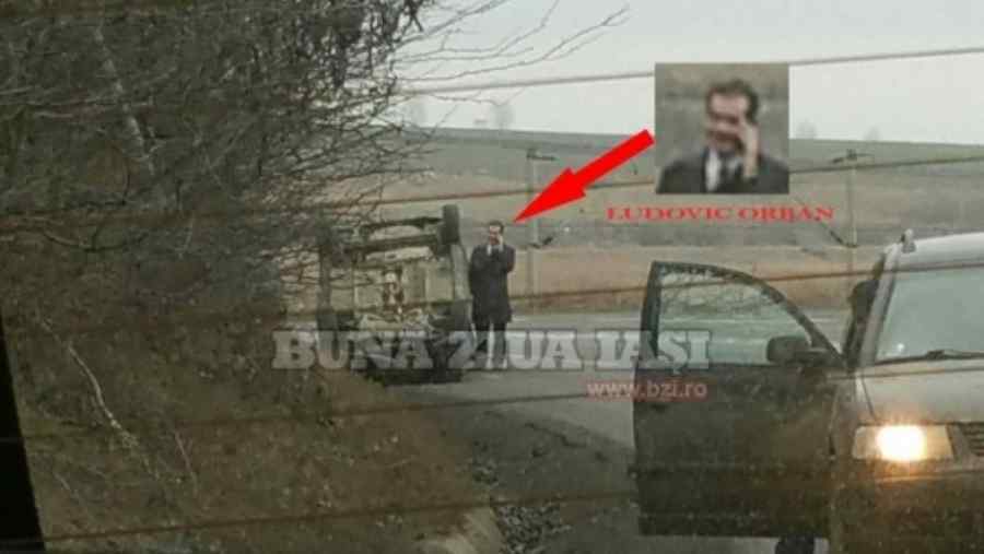 Ludovic Orban s-a răsturnat cu mașina