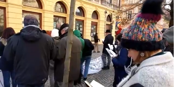 Ultima găselniță la proteste (Video)