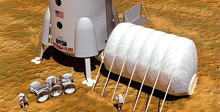 Coloniştii marţieni vor trăi în peşteri