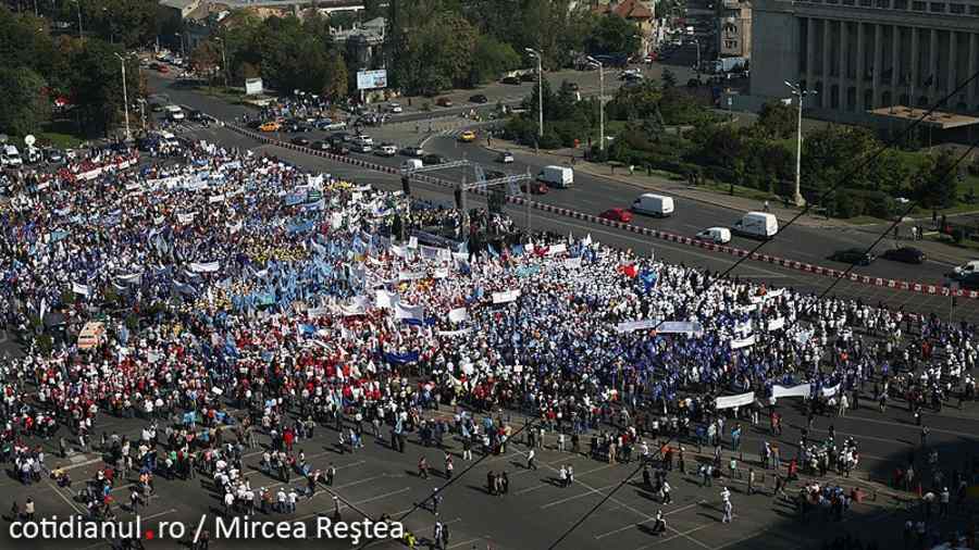 10.000 de sindicalişti vor protesta pe 1 mai