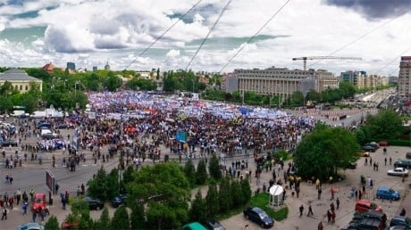 Peste 80.000 de participanţi sunt aşteptaţi la protestele sindicale din Capitală