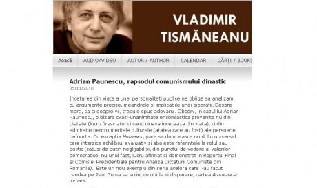 Tismăneanu: Păunescu a fost un sacerdot entuziast al ceauşismului