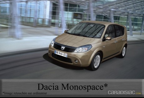 Cel mai mare model Dacia: un monovolum cu 7 locuri