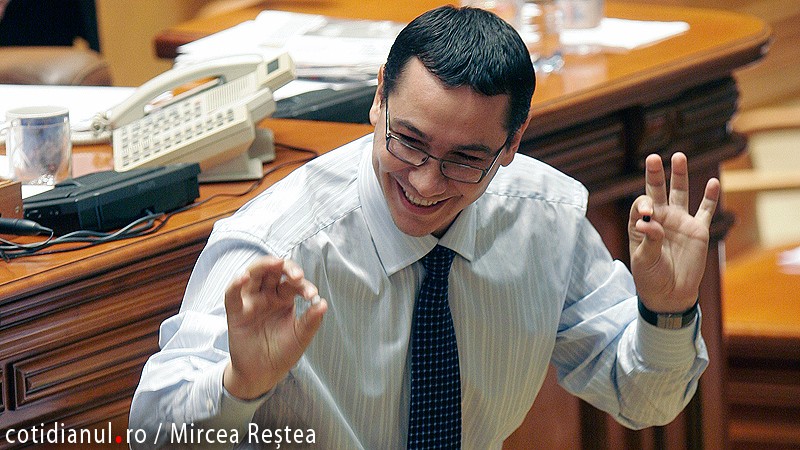 Previziunea lui Ponta: În martie 2011 scăpăm de Băsescu şi de Boc