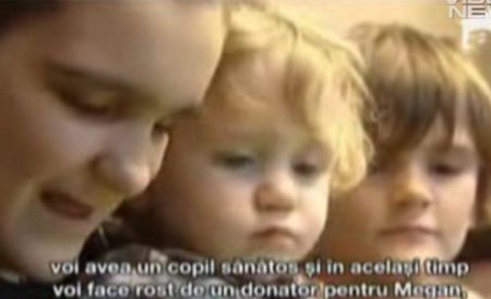 Marea Britanie. Copil conceput in vitro, pentru a-i dona măduvă surorii sale