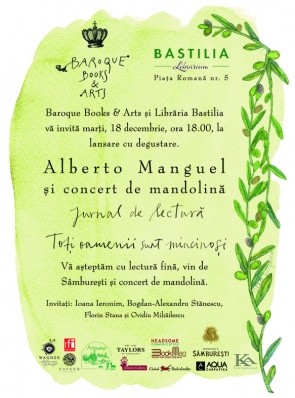 La o şuetă literară, la Librăria Bastilia