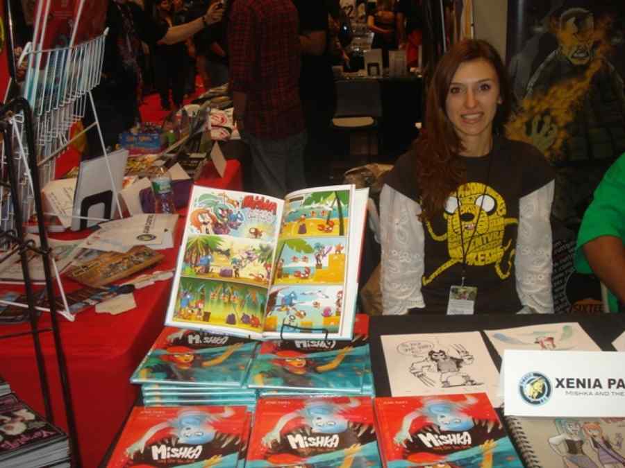 Xenia Pamfil, la New York Comic Con 2014 (NYCC), Queens Library şi JHU Comic Books