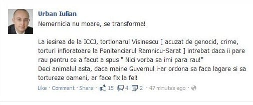 Urban: Nemernicia nu moare, se transformă