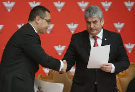 Ponta şi Oprea, „deszăpezire” în direct la TV, la Ministerul de Interne