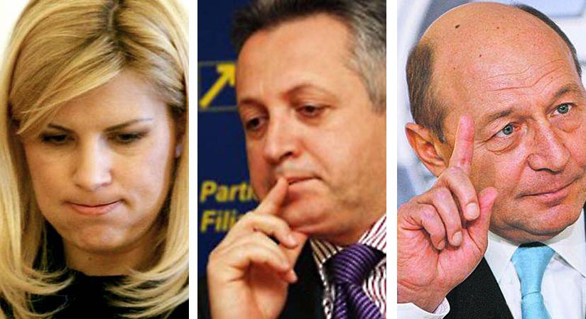 Udrea se cară, Fenechiu se arde, Băsescu se agaţă