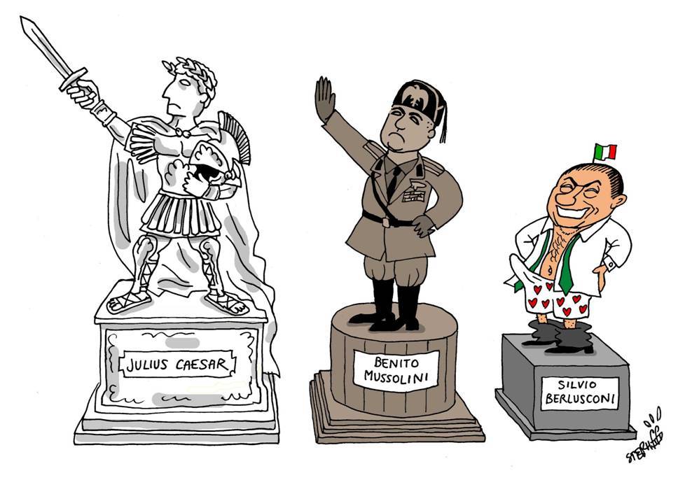 Istoria Italiei în trei statui