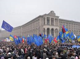 Mii de ucraineni, din nou în stradă. Forțele antiteroriste, plasate în „stare de alertă”