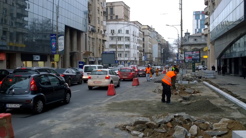 Au început lucrările de modernizare a Căii Victoriei