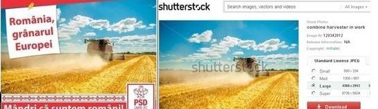 Campania PSD „Mândru că sunt român”, ilustrată cu poze din Polonia şi Belarus