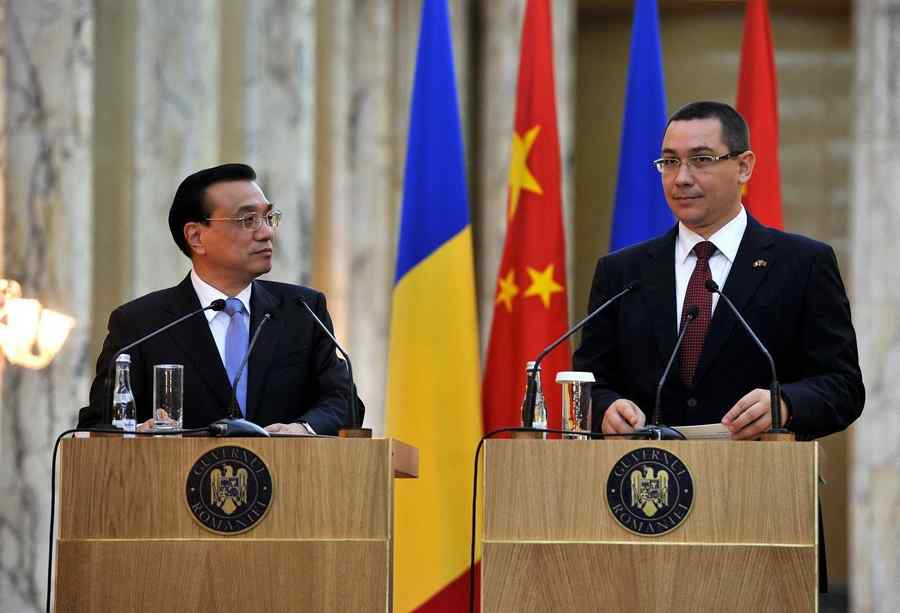 Premierul Li Keqiang: Vizita lui Victor Ponta va promova relaţiile China-UE