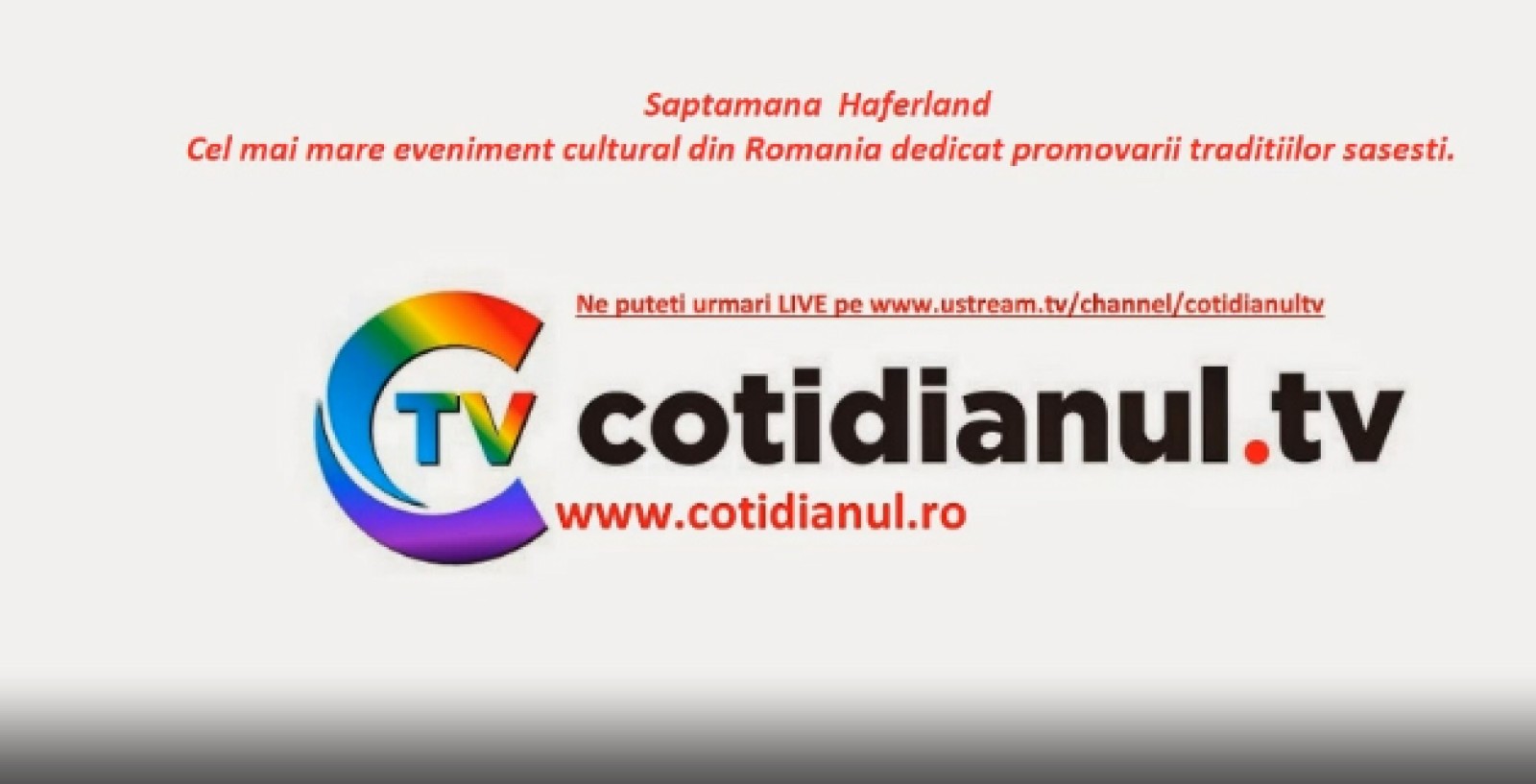 Săptămâna Haferland, promovarea tradiţiilor săseşti