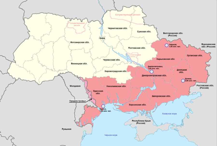 Rusofonii din Odesa şi Harkov se văd în UE şi nu-l vor pe Putin