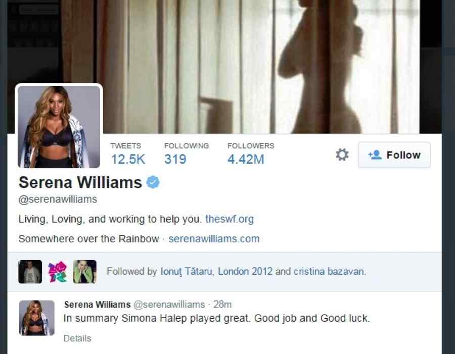 Serena Williams, declaraţii după meciul cu Simona Halep