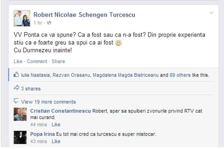 Robert Turcescu despre cazul „Ponta, ofiţer acoperit”