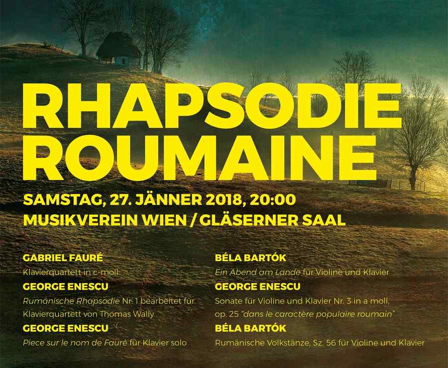 Concertul Rhapsodie Roumaine la Musikverein