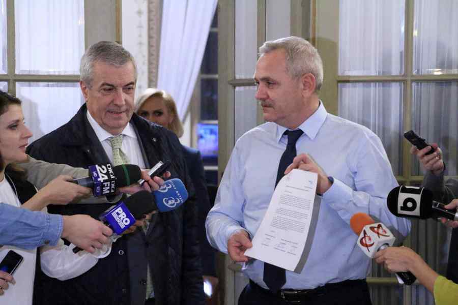 Ședință a coaliției în biroul lui Dragnea