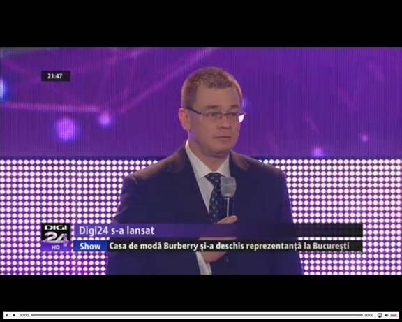 Ungureanu a devoalat arondarea la PDL a noului post tv Digi 24