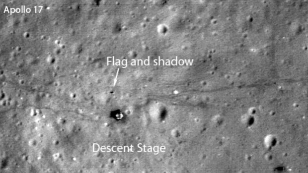 Noi fotografii NASA demonstrează că steagurile americane încă mai pot fi văzute pe Lună