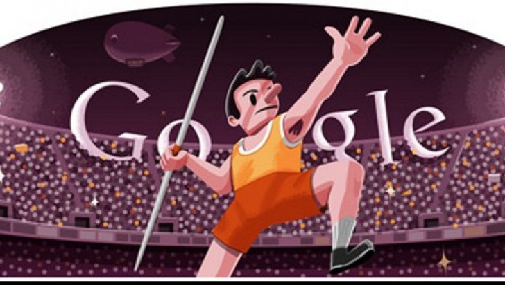 Londra 2012, aruncarea suliţei. Google celebrează războinicii JO