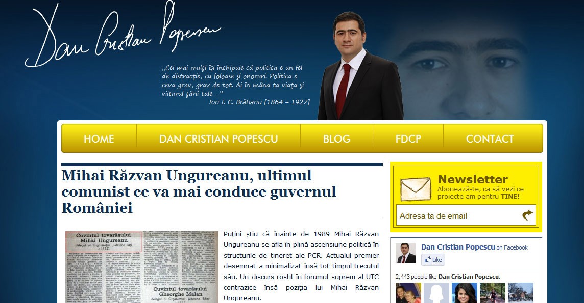 „M.R. Ungureanu, ultimul comunist ce va mai conduce guvernul României”