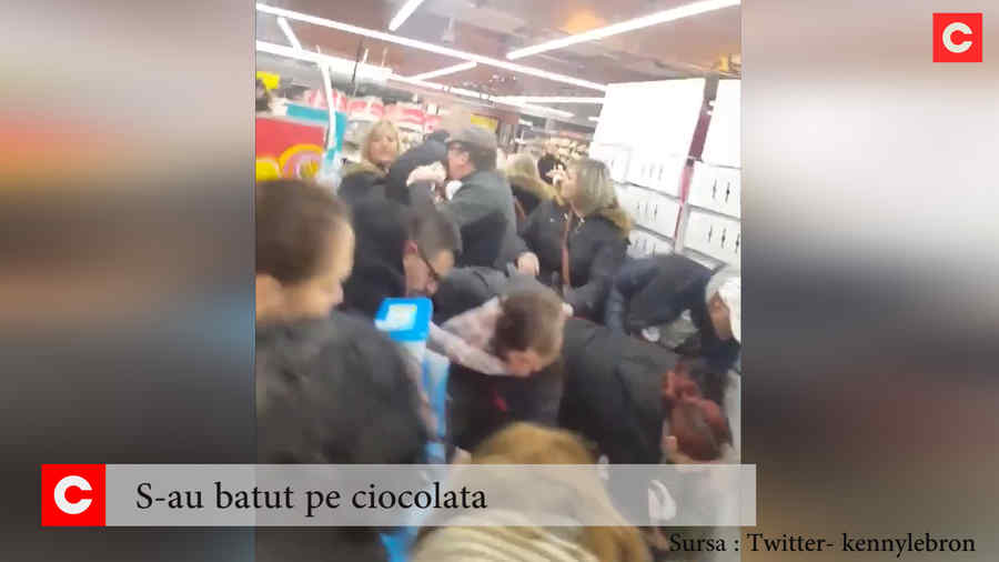 S-au bătut pe ciocolată