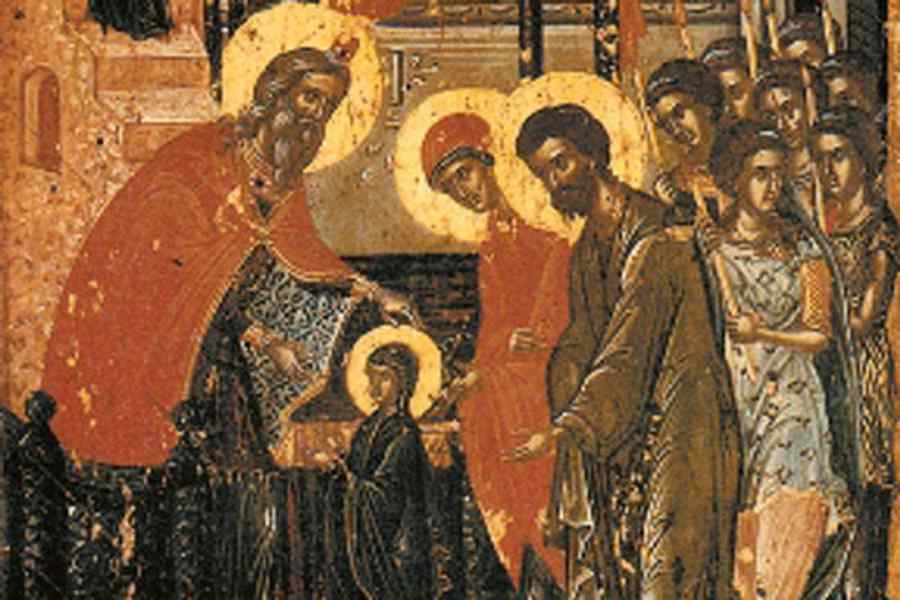 Intrarea în biserică a Maicii Domnului