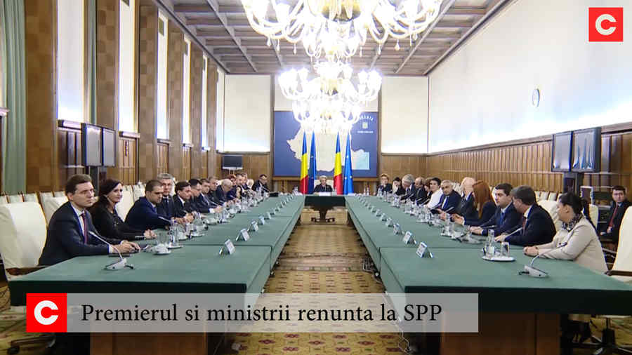 Membrii Guvernului Dăncilă, păziţi de Jandarmerie