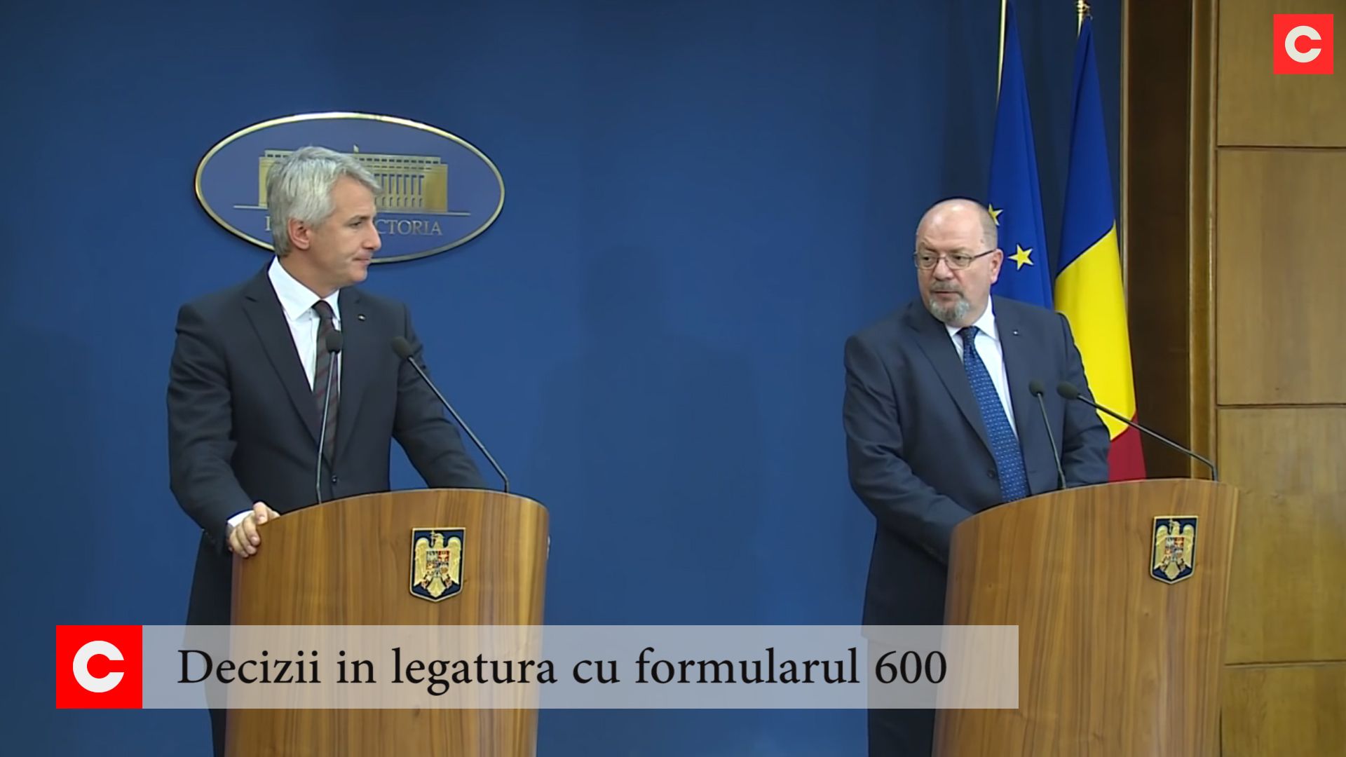 Deciziile Guvernului în legătură cu formularul 600