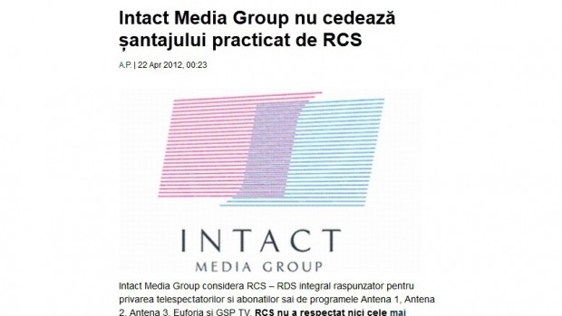 Antena Group: RCS/RCS să arate banii pe care îi plăteşte posturilor TV