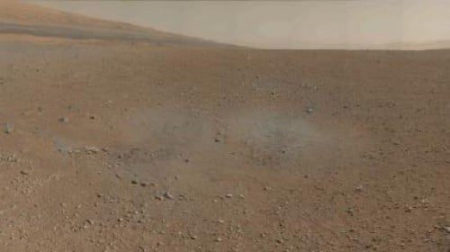 Imagini noi de pe Marte. Craterul Gale, în versiune color