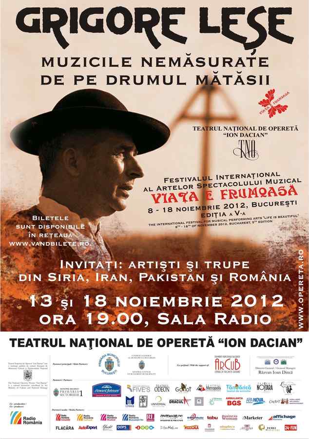 Concerte extraordinare Grigore Leșe