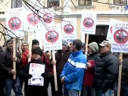 Protest la Băile Felix împotriva gazelor de șist