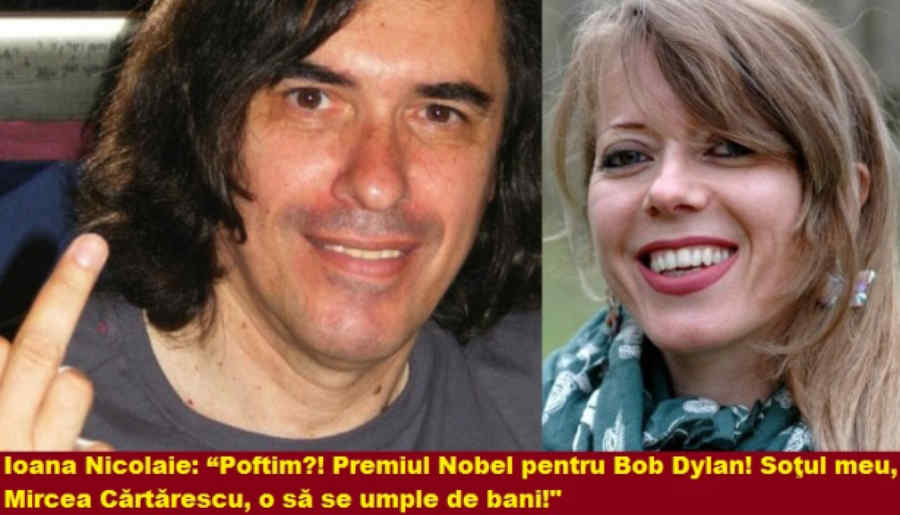 Motivul răzgîndirii lui Cărtărescu în privinţa Nobelului lui Bob Dylan: Banii!