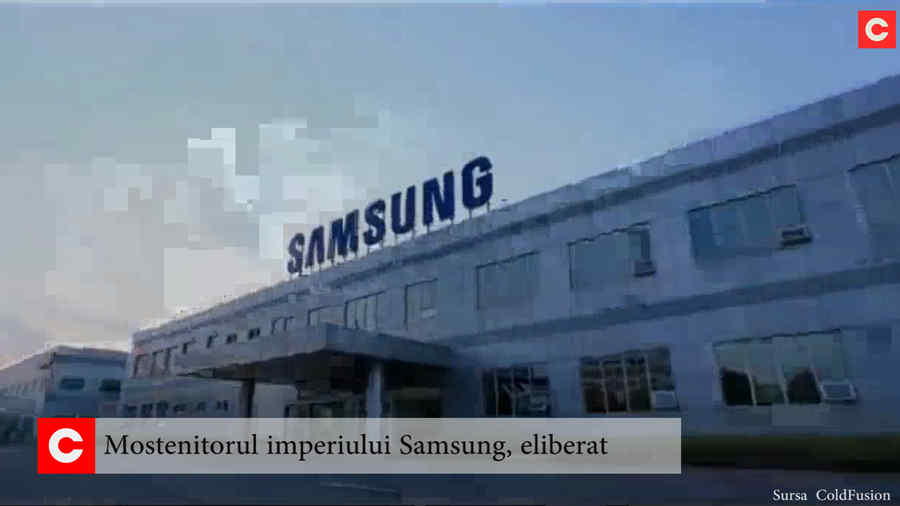 Moştenitorul Samsung a scăpat de închisoare