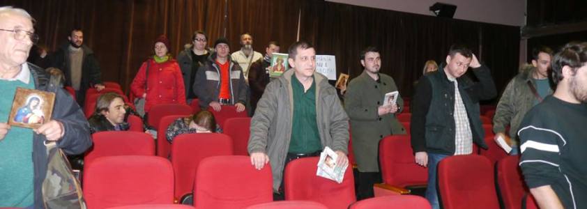 Poziția MȚR față de activiștii religioși care au întrerupt filmul de duminică