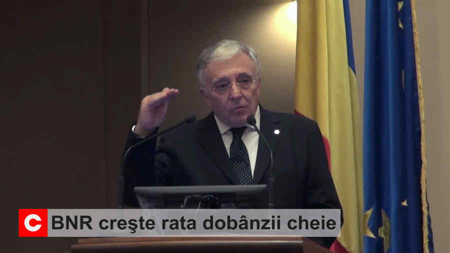 BNR creşte rata dobânzii cheie