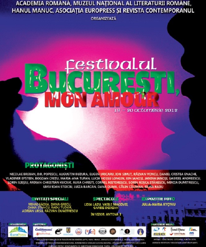 Festival „Bucureşti, mon amour”, în această lună