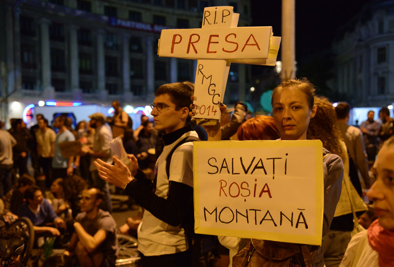 Der Spiegel: Roșia Montană, butoiul cu pulbere al României