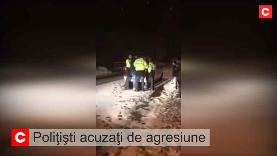 Scandal între un șofer și polițiști, la Suceava